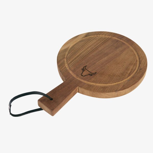 Cutting Board Round Bull Small