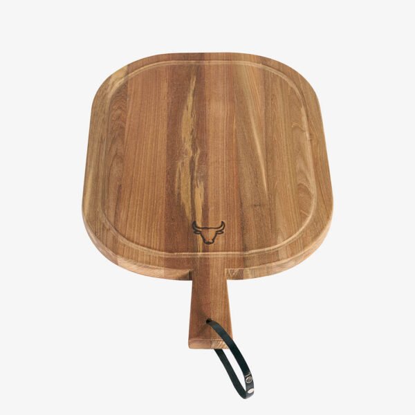 Cutting Board Bull Oval Large