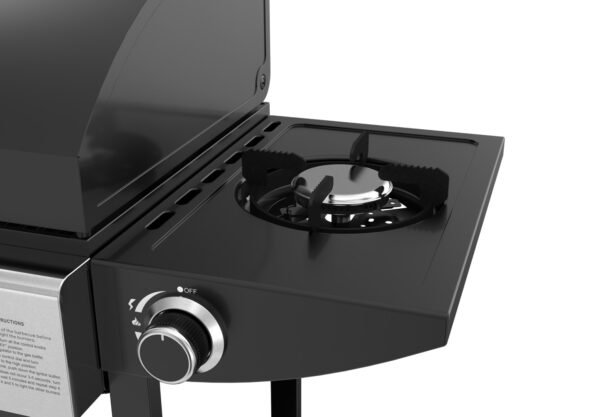 3 Burner Gas BBQ with side burner - Image 3