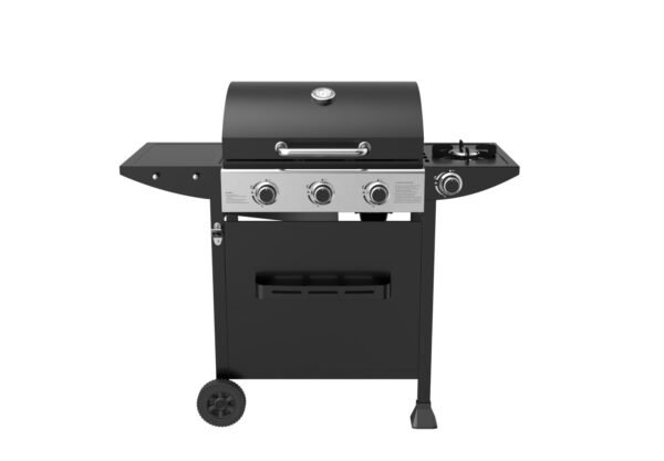 3 Burner Gas BBQ with side burner