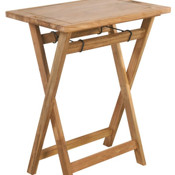 Folding Cutting Board Side Table full Teak