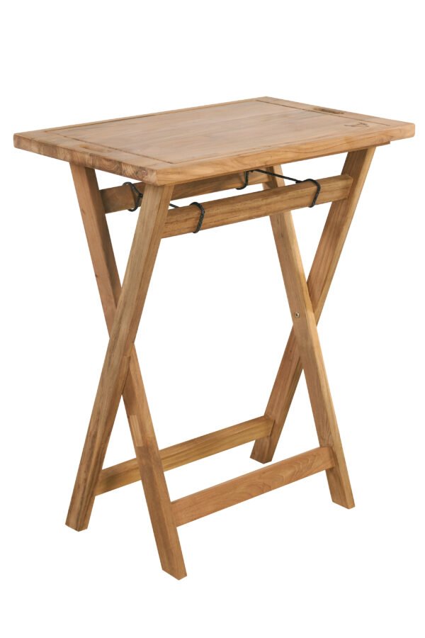 Folding Cutting Board Side Table full Teak